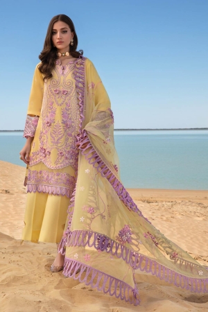 Rang Rasiya Embroidered Lawn Suits Unstitched 3 Piece RR23SP 05 Isabella - Premium Collection