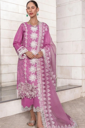 Rang Rasiya Embroidered Lawn Suits Unstitched 3 Piece RR23C Liana - Festive Collection