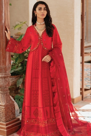 Rouche Embroidered Chikankari Suits Unstitched 3 Piece RCH21CH D-07-