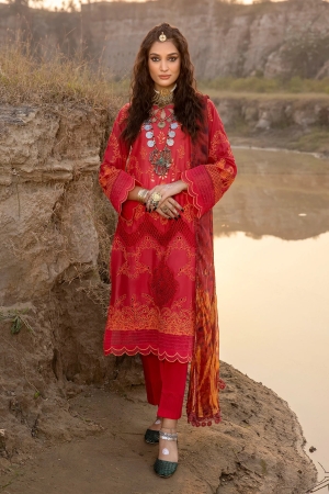Adan Libas Luxury Lawn Embroidered Series by Hafsah Zia -ALHZ-06