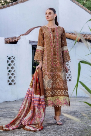 Adan Libas Luxury Lawn Embroidered Series by Hijab Sheikh -ALHS-10
