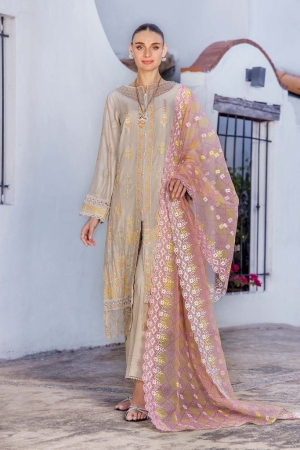 Adan Libas Luxury Lawn Embroidered Series by Hijab Sheikh -ALHS-06