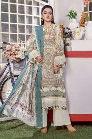 Adan Libas Luxury Lawn Embroidered Series by Fatima Ammad -ALFM-09