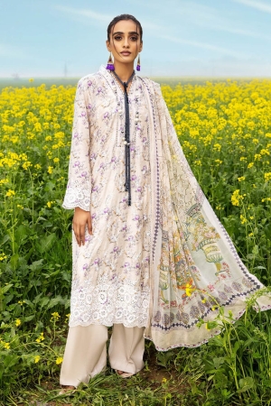 Adan Libas Sarson Luxury Chikankari Lawn Embroidered Series ALS-07