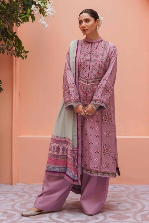 Zara Shahjahan Embroidered Lawn Suits Unstitched 3 Piece ZSJ2276 - Luxury Collection- D23-11A