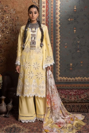 Adan Libas Luxury Chikankari Lawn Embroidered Series by Ayesha Zia -ALAZ-08