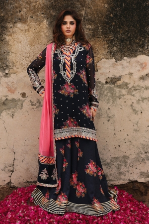 Vasal by Charizma Embroidered Chiffon Suits Unstitched 4 Piece CRZ25VC VSL25-29 - Formals Collection