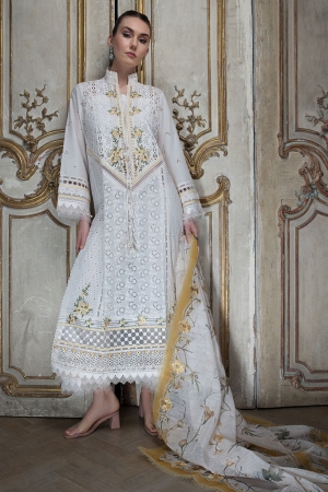 Sobia Nazir Luxury Embroidered Lawn Suits Unstitched 3 Piece SN25 SV25-03A – Summer Collection