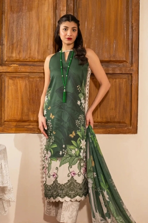 Asifa and Nabeel Embroidered Lawn Suits Unstitched 3 Piece AN25MV MSLV25-05 Anngan - Summer Collection