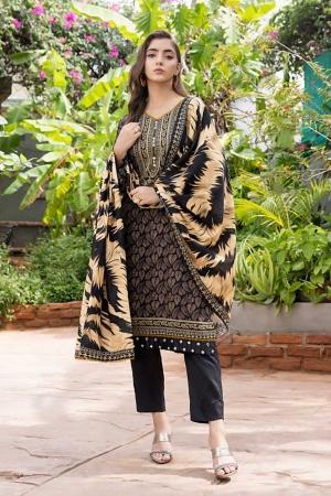 Salina Luxury Khaddar Prints 3Pc Unstitched Collection'25 - SKPCH-2-25-04