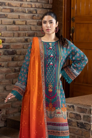 Salina Luxury Khaddar Prints 3Pc Unstitched Collection'25 - SKPCH-1-25-05