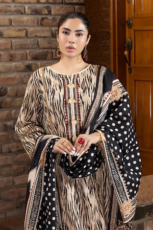 Salina Luxury Khaddar Prints 3Pc Unstitched Collection'25 - SKPCH-1-25-07