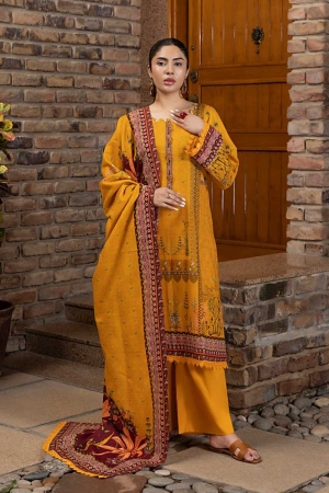 Salina Luxury Khaddar Prints 3Pc Unstitched Collection'25 - SKPCH-1-25-09