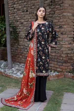 Salina Luxury Khaddar Prints 3Pc Unstitched Collection'25 - SKPCH-1-25-02