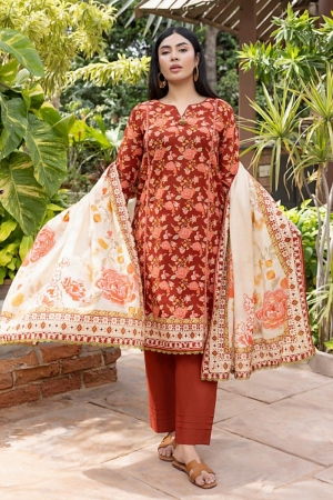 Salina Luxury Khaddar Prints 3Pc Unstitched Collection'25 - SKPCH-2-25-02