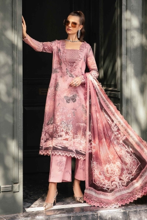 MPrints by Maria B Embroidered Suits Unstitched 3 Piece - MB25PF MPT-2308-A