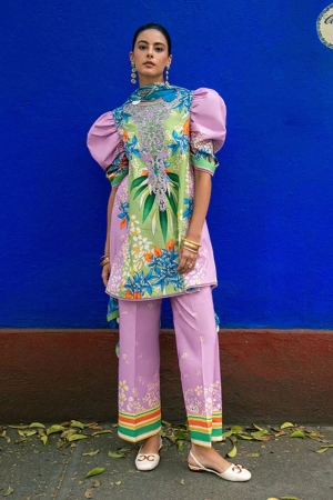 Mushq Printed Lawn Suits Unstitched 3 Piece MQ25LD2D 8-A Ecstasy - Summer Collection