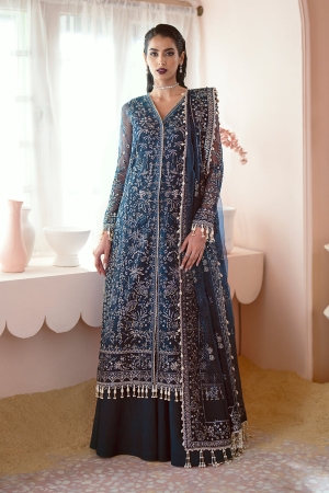 Luminara By Ayzel Embroidered Organza Suit Unstitched 3 Piece AAF24L AWF-10 Mela - Formal Collection