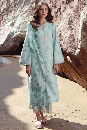 Afsanah by Seran Embroidered Lawn Suit Unstitched 3 Piece SRN25AL D-01 Nyla - Summer Collection