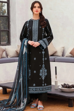 Bahar by Farasha Embroidered Lawn Suits Unstitched 3 Piece FSH25B D-03 Opal Mirage - Summer Collection