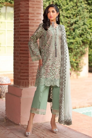 Charizma Embroidered Lawn Suit Unstitched 3 Piece CR25CC CCS4-26 - Summer Collection