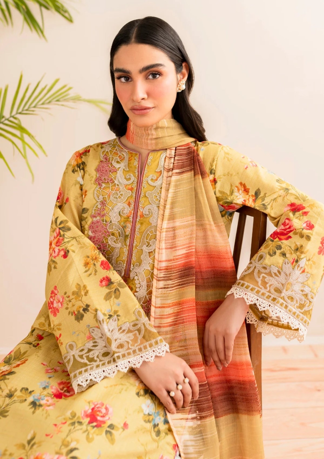 Summer Soriee By Xenia Embroidered Lawn Suit Unstitched 3 Piece ZE24SS Fiza - Summer Collection