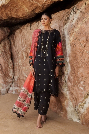 Sheen by Charizma Embroidered Lawn Suits Unstitched 3 Piece CRZ25SN SH5-02 - Summer Collection