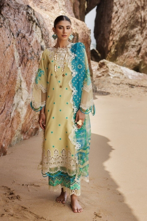 Sheen by Charizma Embroidered Lawn Suits Unstitched 3 Piece CRZ25SN SH5-03 - Summer Collection