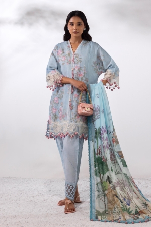 Sana Safinaz Luxury Muzlin Embroidered Lawn – M252-013A-CL
