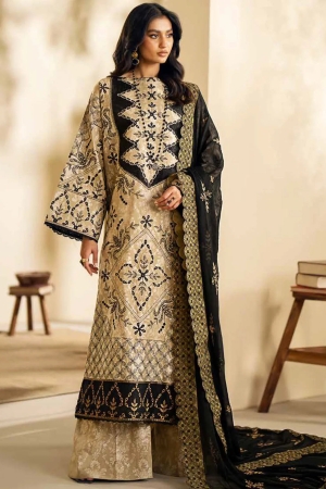 Maryum N Maria Embroidered Lawn Suit Unstitched 3 Piece MNM24EA Natasha - Luxury Collection