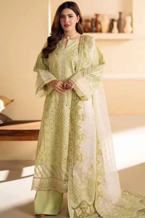 Maryum N Maria Embroidered Lawn Suit Unstitched 3 Piece MNM24EA Yulia - Luxury Collection