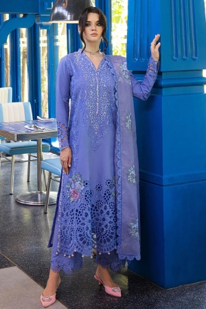 Orient Express By Mushq Embroidered Lawn Suits Unstitched 3 Piece MQ24OE D-03 Charme - Luxury Collection