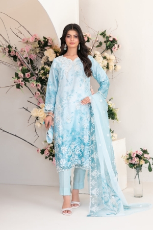 Tawakkal - Larimar Luxury Formals Un-Stitched 3pc Collection - D-4252