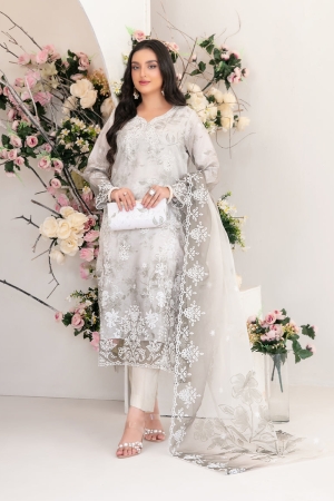 Tawakkal - Larimar Luxury Formals Un-Stitched 3pc Collection - D-4253