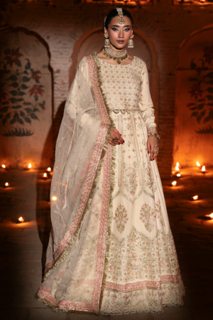 Singhar By Saad Shaikh Embroidered Raw Silk Suits Unstitched 3 Piece SSK25SG SITARA - Festive Collection