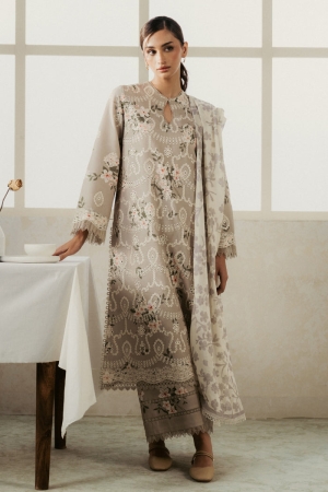 Amore by Ayzel Embroidered Lawn Suit Unstitched 3 Piece AAF25AS D-06 Opal - Summer Collection