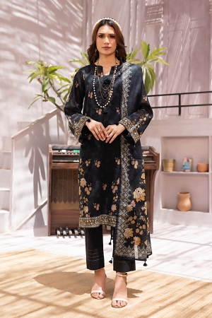 Lakhany - LSM Luxury Printed Lawn Unstitched 3 Piece Suit – LG-RK-0029 – Summer Collection