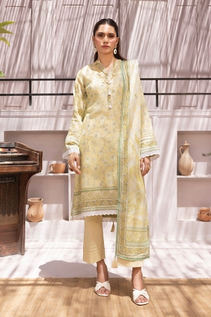 Lakhany - LSM Luxury Printed Lawn Unstitched 3 Piece Suit – LG-RL-0199 – Summer Collection