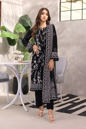 Lakhany - LSM Luxury Printed Lawn Unstitched 3 Piece Suit – LG-RK-0038 – Summer Collection
