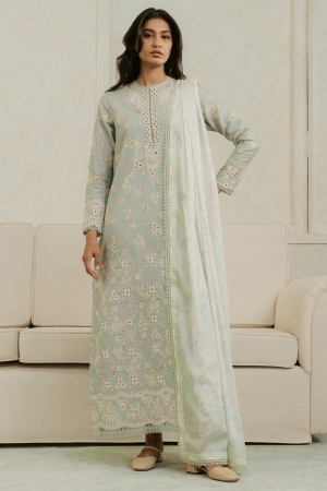Amore by Ayzel Embroidered Lawn Suit Unstitched 3 Piece AAF25AS D-02 Bliss - Summer Collection