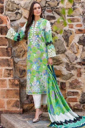Nissa by Rajbari Embroidered Lawn Suits Unstitched 3 Piece RB25NS D-04 - Summer Collection