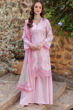 Nissa by Rajbari Embroidered Lawn Suits Unstitched 3 Piece RB25NS D-07 - Summer Collection
