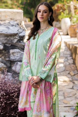 Nissa by Rajbari Embroidered Lawn Suits Unstitched 3 Piece RB25NS D-10 - Summer Collection