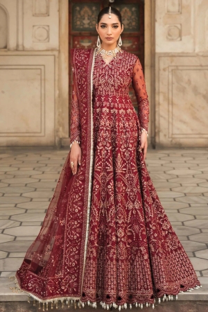 Pehli Nazar by Ayzel Embroidered Net Suit Unstitched 3 Piece AAF24P D-01 Zulekha - Festive Collection