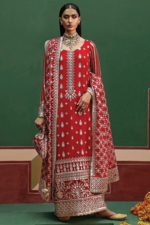 Shehnai By Afrozeh Embroidered Suit Unstitched 3 Piece AF24SW AFS-24-02 Nishat - Formal Collection