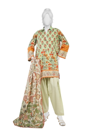 Junaid Jamshaid (J.) - Panjnad Luxury Printed Lawn Unstitched 3 Piece Suit – PLU-1467U – Summer Collection