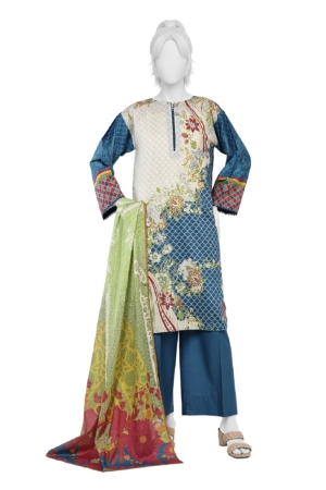 Junaid Jamshaid (J.) - Panjnad Luxury Printed Lawn Unstitched 3 Piece Suit – PLU-1578U – Summer Collection