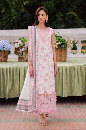 Ivy Bloom by Parishay Embroidered Lawn Suit Unstitched 3 Piece PR25IB IVY-04 - Summer Collection