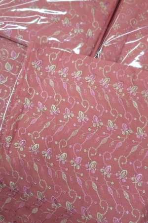 Lawn Embroidered 3pc Suit Unstitched / Lawn Embroidered Dupatta - 12