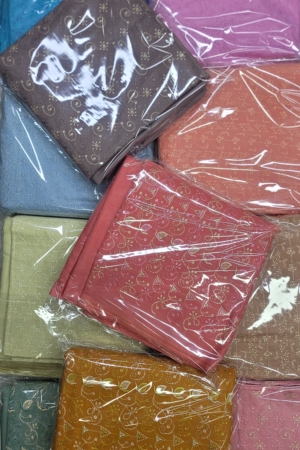 Ladies 3 Pc Suits Lawn Embroidered / Embroidered Lawn Dupatta (12 Pc Set) - Quality Guaranteed